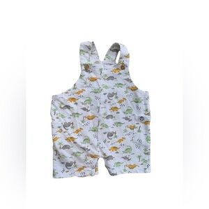 Free Planet Size 6-9 Months Dinosaur Overall Romper